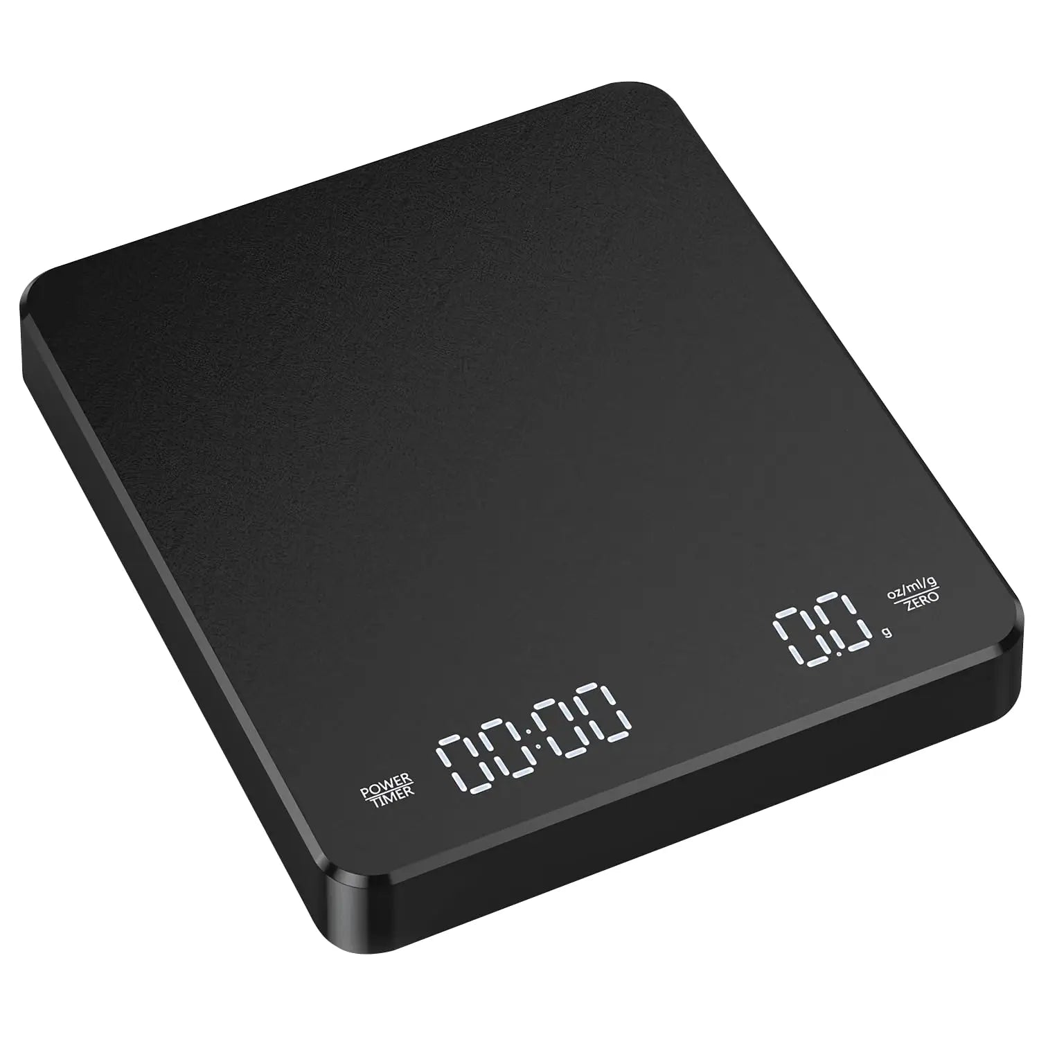 Digital Coffee Scale with Timer, Rechargeable Espresso Scale, 3kg/0.1g Electronic Mini Kithcen Food Scale Measures in g/oz/ml