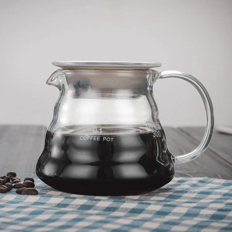 Coffee Dripper V Shaped Pour Over Coffee Pot Hand Brewing Pots Coffee Filter Cup Coffee Kettle Dripper Stand Coffee Maker Set
