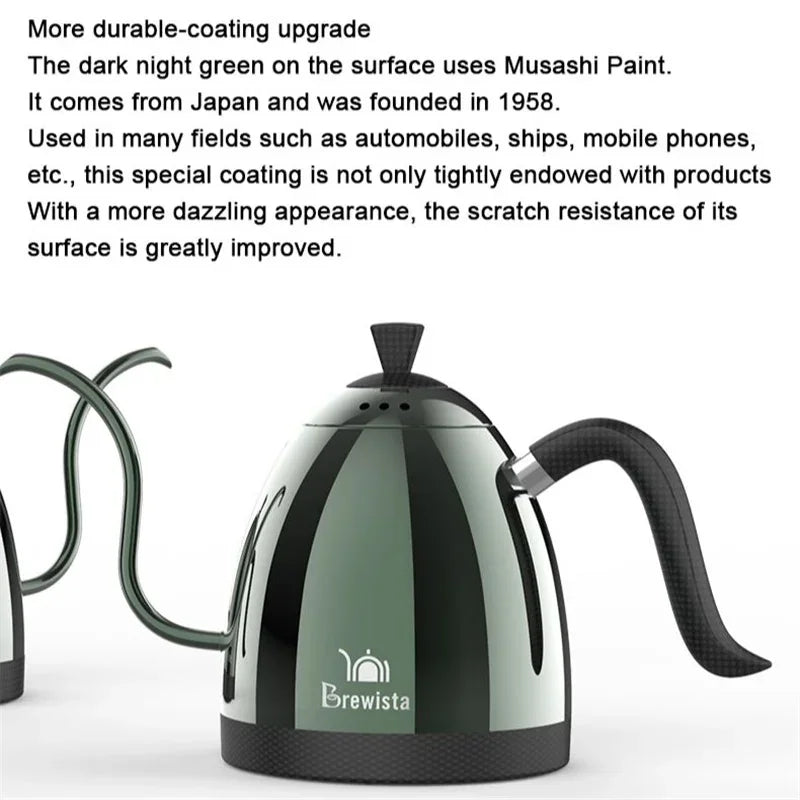 Brewista- Coffee Kettle, Intelligent Gooseneck, Insulated, Variable Pour Over, Coffee Water Pot, Bluetooth, 600ml, 220V