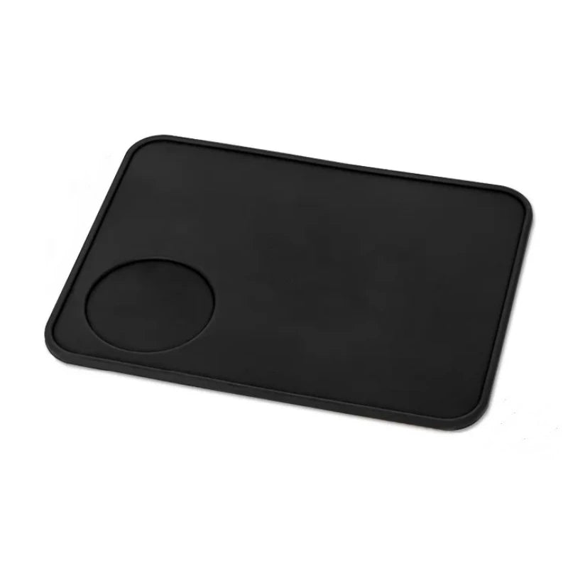 Coffee Tamper Mat Food Grade Nonslip Silicone Flat And Corner Press Powder Pad Espresso Coffee Tamping Rest Holder Tools