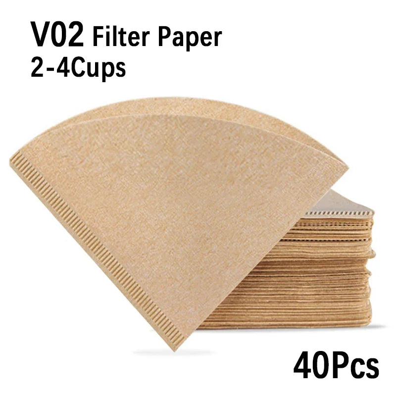 Immersion Dripper Switch Glass Pour Over Coffee Maker V Shape Drip Coffee Dripper and Filters V02