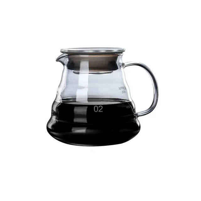 300/500/700ml Glass Coffee Pot With Filter Drip Brewing Hot Brewer Cloud Shaped Kettle Coffee Brewer Utensils Clear Teapot