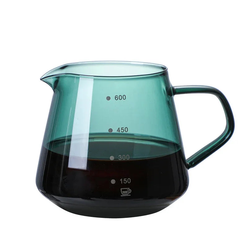 Immersion Dripper Switch Glass Pour Over Coffee Maker V Shape Drip Coffee Dripper and Filters V02